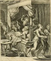 An illustration from Quinti Horatij Flacci Emblemata : imaginibus in aes incisis, notis[que] illustrata (1612)