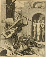 Picture 96 of 107 from Quinti Horatij Flacci Emblemata : imaginibus in aes incisis, notis[que] illustrata (1612), leaf 194