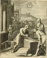 An illustration from Quinti Horatij Flacci Emblemata : imaginibus in aes incisis, notis[que] illustrata (1612)