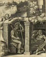 Picture 11 of 107 from Quinti Horatij Flacci Emblemata : imaginibus in aes incisis, notis[que] illustrata (1612), leaf 26