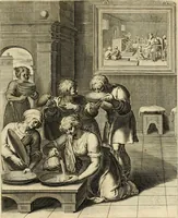 An illustration from Quinti Horatij Flacci Emblemata : imaginibus in aes incisis, notis[que] illustrata (1612)