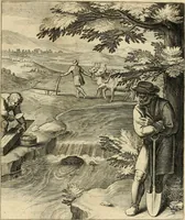 Picture 17 of 107 from Quinti Horatij Flacci Emblemata : imaginibus in aes incisis, notis[que] illustrata (1612), leaf 38