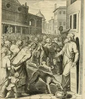 An illustration from Quinti Horatij Flacci Emblemata : imaginibus in aes incisis, notis[que] illustrata (1612)