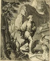 Picture 36 of 107 from Quinti Horatij Flacci Emblemata : imaginibus in aes incisis, notis[que] illustrata (1612), leaf 76