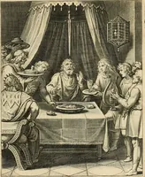 An illustration from Quinti Horatij Flacci Emblemata : imaginibus in aes incisis, notis[que] illustrata (1612)