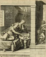 Picture 38 of 107 from Quinti Horatij Flacci Emblemata : imaginibus in aes incisis, notis[que] illustrata (1612), leaf 80