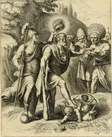 An illustration from Quinti Horatij Flacci Emblemata : imaginibus in aes incisis, notis[que] illustrata (1612)