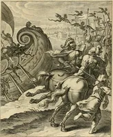 An illustration from Quinti Horatij Flacci Emblemata : imaginibus in aes incisis, notis[que] illustrata (1612)