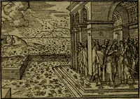 An illustration from Qvadrins historiqves de la Bible (1558)
