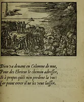 An illustration from Qvadrins historiqves de la Bible (1558)