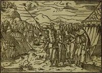 An illustration from Qvadrins historiqves de la Bible (1558)
