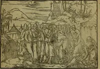 An illustration from Qvadrins historiqves de la Bible (1558)