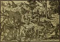 An illustration from Qvadrins historiqves de la Bible (1558)