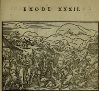 An illustration from Qvadrins historiqves de la Bible (1558)