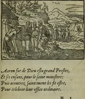 An illustration from Qvadrins historiqves de la Bible (1558)