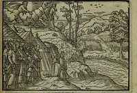An illustration from Qvadrins historiqves de la Bible (1558)
