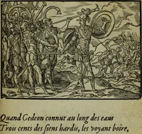 An illustration from Qvadrins historiqves de la Bible (1558)