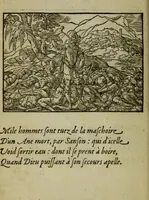 An illustration from Qvadrins historiqves de la Bible (1558)
