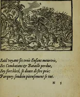 An illustration from Qvadrins historiqves de la Bible (1558)