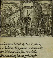 An illustration from Qvadrins historiqves de la Bible (1558)
