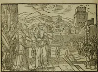 An illustration from Qvadrins historiqves de la Bible (1558)