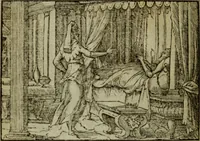 An illustration from Qvadrins historiqves de la Bible (1558)