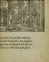 An illustration from Qvadrins historiqves de la Bible (1558)