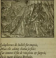 An illustration from Qvadrins historiqves de la Bible (1558)