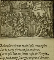 An illustration from Qvadrins historiqves de la Bible (1558)