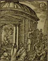 An illustration from Qvadrins historiqves de la Bible (1558)