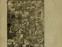 An illustration from Qvadrins historiqves de la Bible (1558)