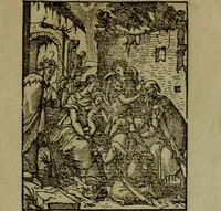 An illustration from Qvadrins historiqves de la Bible (1558)