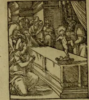 An illustration from Qvadrins historiqves de la Bible (1558)