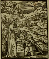 An illustration from Qvadrins historiqves de la Bible (1558)