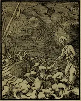 An illustration from Qvadrins historiqves de la Bible (1558)