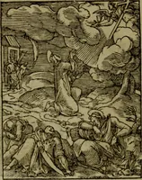 An illustration from Qvadrins historiqves de la Bible (1558)