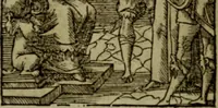 An illustration from Qvadrins historiqves de la Bible (1558)