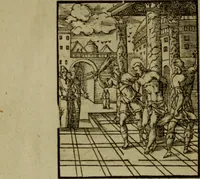 An illustration from Qvadrins historiqves de la Bible (1558)