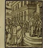 An illustration from Qvadrins historiqves de la Bible (1558)