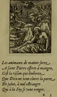 An illustration from Qvadrins historiqves de la Bible (1558)
