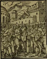 An illustration from Qvadrins historiqves de la Bible (1558)