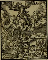 An illustration from Qvadrins historiqves de la Bible (1558)