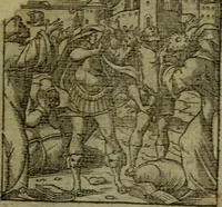 An illustration from Qvadrins historiqves de la Bible (1558)