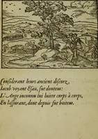 An illustration from Qvadrins historiqves de la Bible (1558)