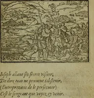 An illustration from Qvadrins historiqves de la Bible (1558)
