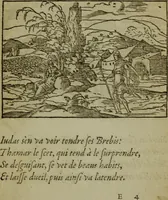 An illustration from Qvadrins historiqves de la Bible (1558)