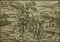 An illustration from Qvadrins historiqves de la Bible (1558)