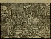 An illustration from Qvadrins historiqves de la Bible (1558)