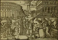 An illustration from Qvadrins historiqves de la Bible (1558)