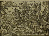 An illustration from Qvadrins historiqves de la Bible (1558)